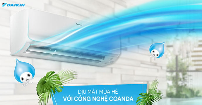 Điều Hòa Treo Tường Daikin Inverter 1 Chiều 8.500 BTU (FTKC25UAVMV/RKC25UAVMV) tốt nhất