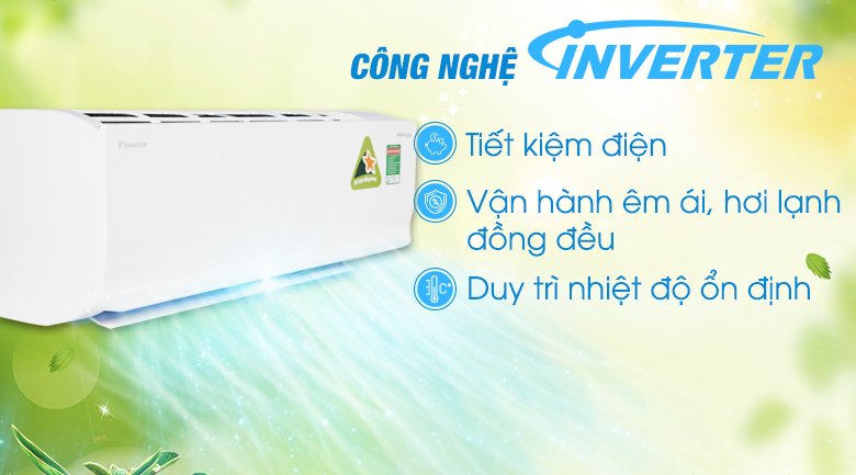 Điều Hòa Treo Tường Daikin Inverter 1 Chiều 8.500 BTU (FTKC25UAVMV/RKC25UAVMV) chính hãng