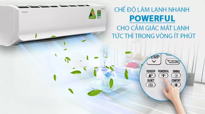 Điều Hòa Treo Tường Daikin Inverter 1 Chiều 8.500 BTU (FTKC25UAVMV/RKC25UAVMV)