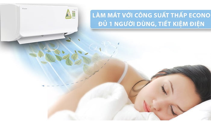 Điều Hòa Treo Tường Daikin Inverter 1 Chiều 8.500 BTU (FTKC25UAVMV/RKC25UAVMV) êm ái